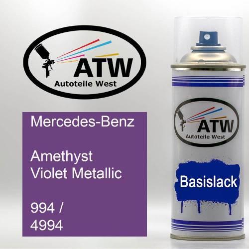 Mercedes-Benz, Amethyst Violet Metallic, 994 / 4994: 400ml Sprühdose, von ATW Autoteile West.